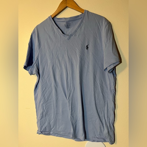 Polo Ralph Lauren — Men's Custom Slim-Fit Jersey V-Neck T-Shirt - Picture 2 of 5